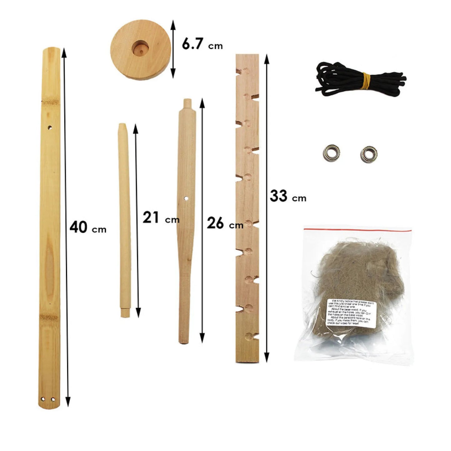 Bow Drill Friction Fire Starter Kit For Outdoor Survival And Camping