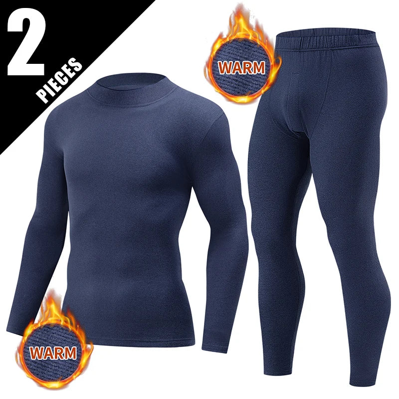 Men's Thermal Underwear Long Johns 2 Pack Winter Comfort Essentials