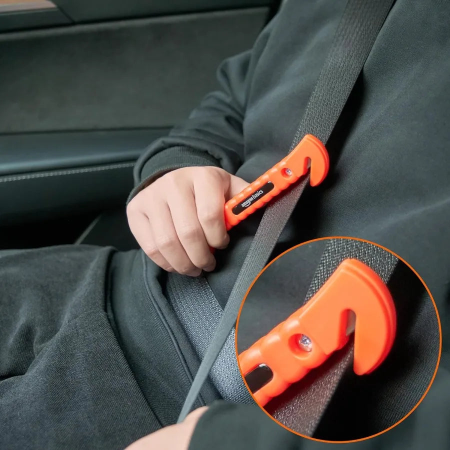 Emergency Car Escape Tool 2Pack Window Breaker Seat Belt Cutter