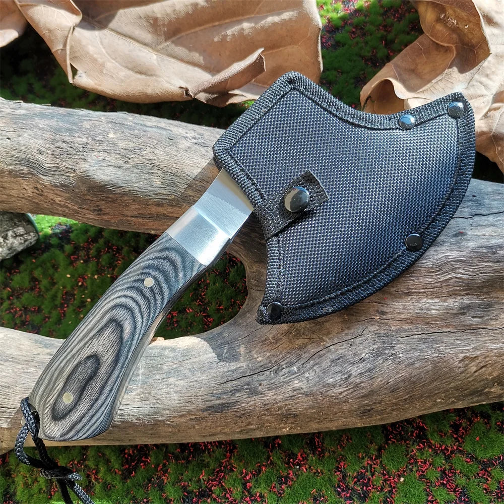 Doom Blade Portable Practical Axe With Wooden Handle Outdoors