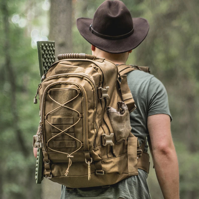 LQARMY Tactical Backpack Large Capacity Outdoor Rucksack