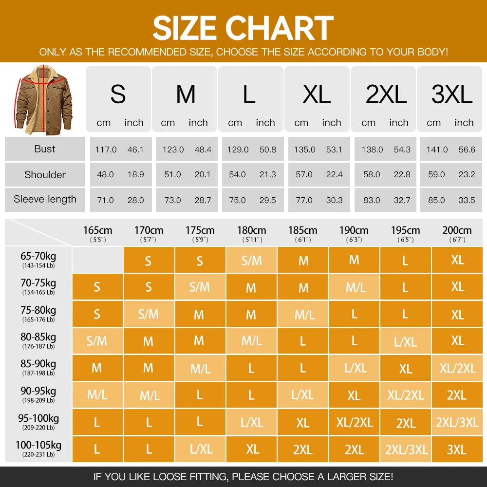 NONE Men's Winter Jackets Waterproof Fleece Lined Casual Outerwear