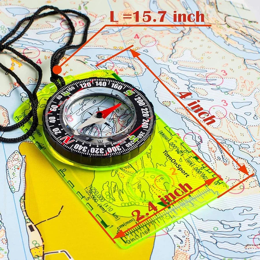 Professional Waterproof Camping Compass For Outdoor Navigation And Survival
