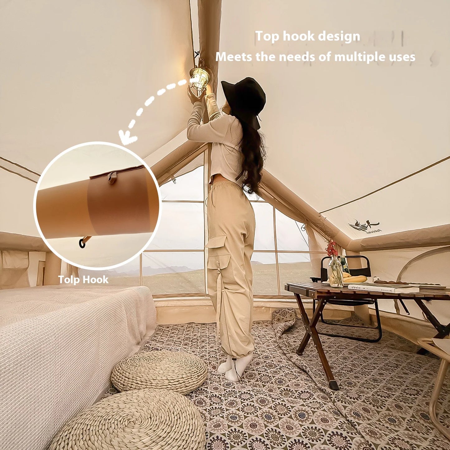 Pakicetus Luxury Inflatable Family Tents For Camping