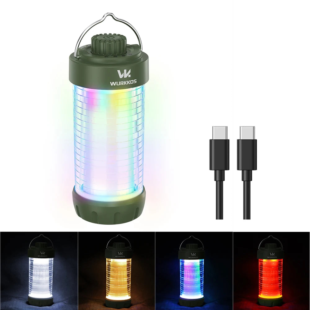 Wurkkos CL01 Camping Lantern 550LM Rechargeable LED Light Power Bank