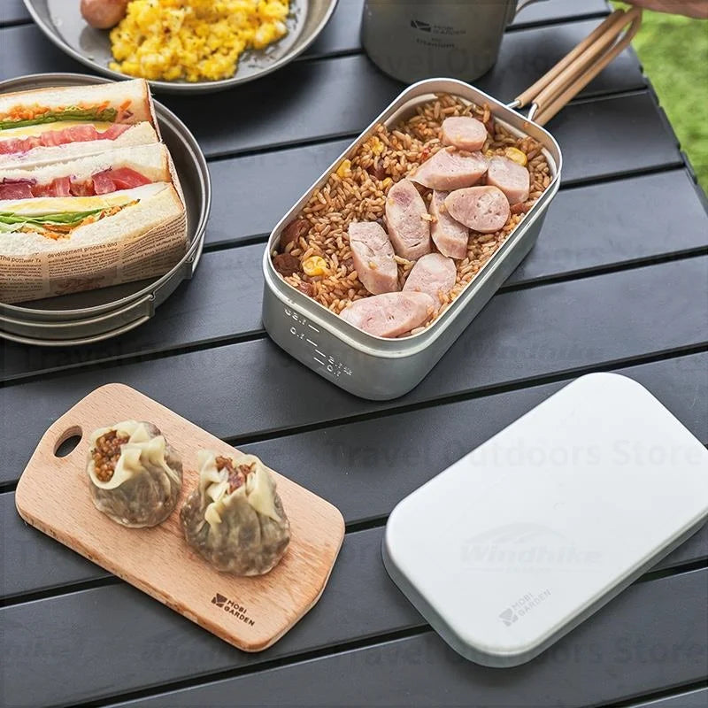 Naturehike Jiyan Lunch Box Set Stainless Steel Ultralight Camping