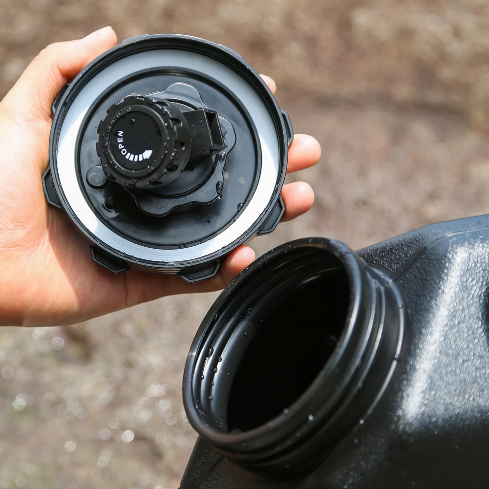 Leak Proof Camping Water Bucket Cover With Faucet Lid