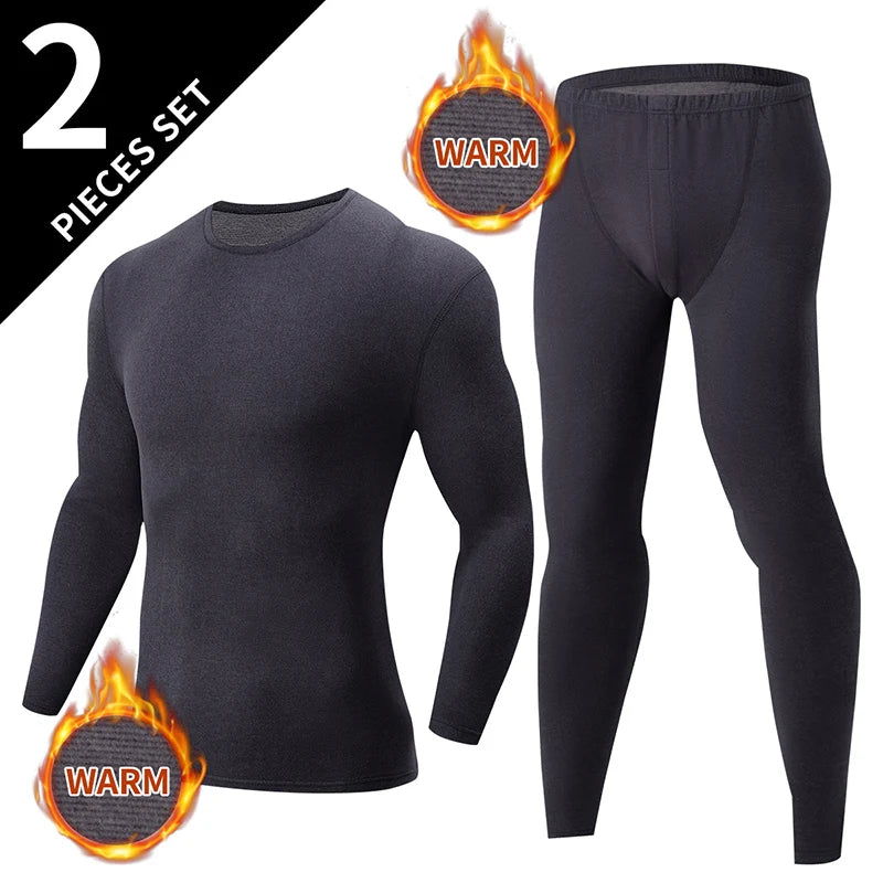 Men's Thermal Underwear Long Johns 2 Pack Winter Comfort Essentials