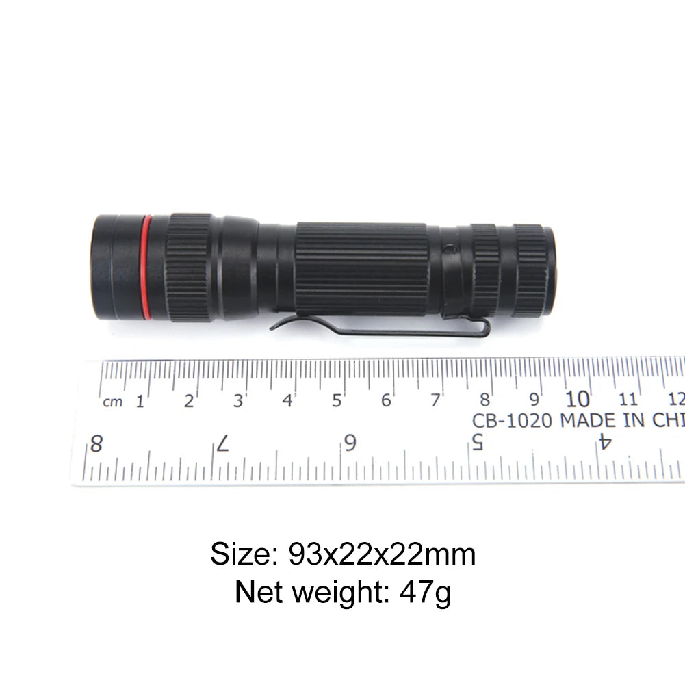 Emergency LED Flashlight Waterproof Portable Camping Light 300LM 600mAh