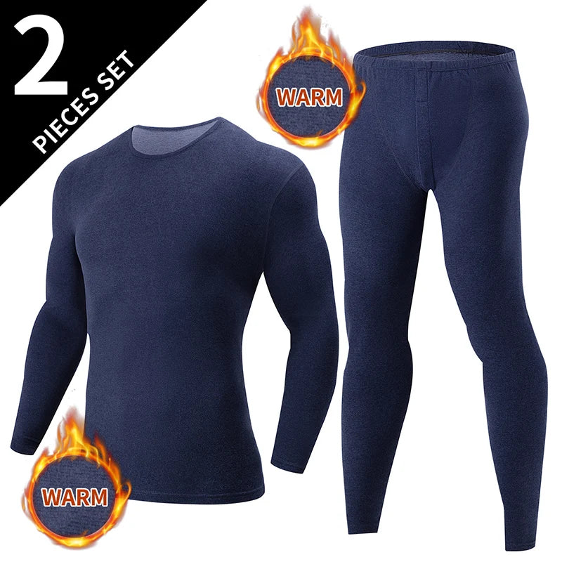Men's Thermal Underwear Long Johns 2 Pack Winter Comfort Essentials