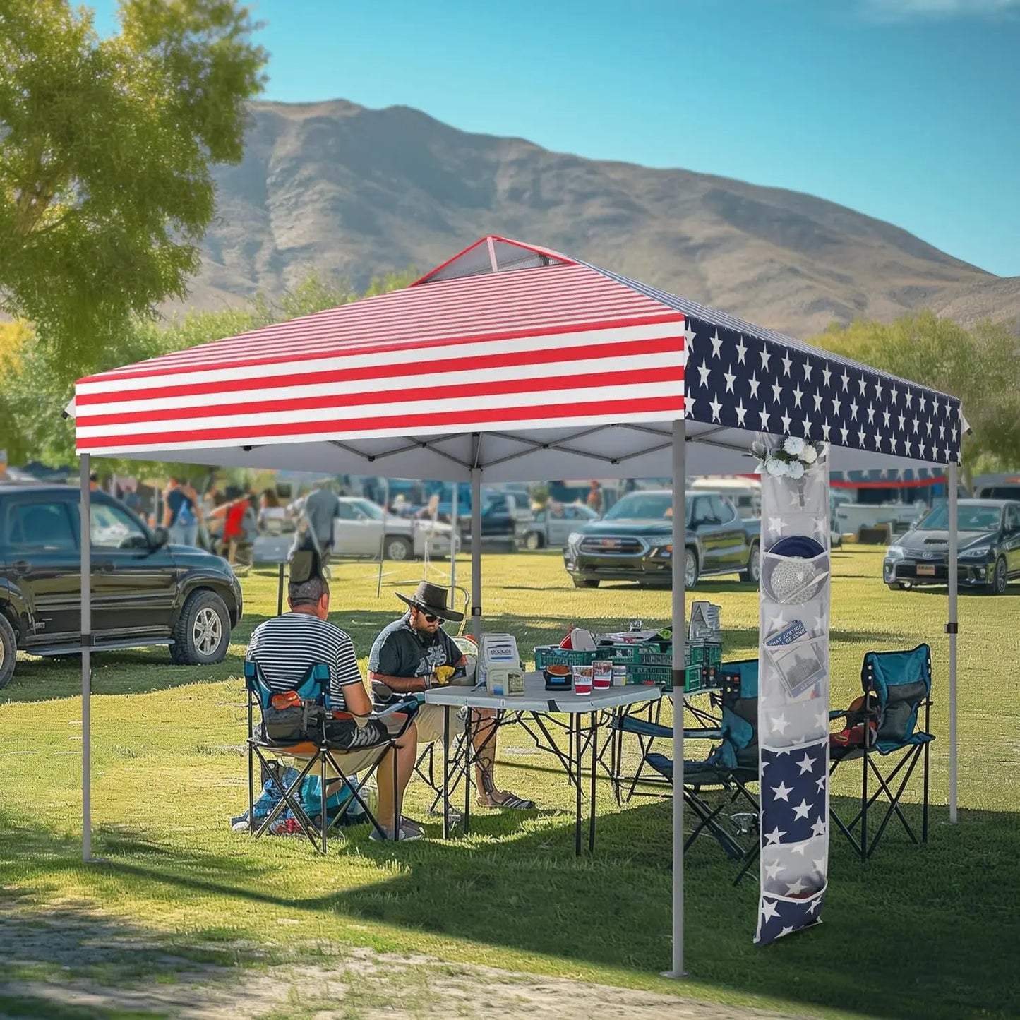 Pop Up Canopy Tent Sun Shelter One Push Setup