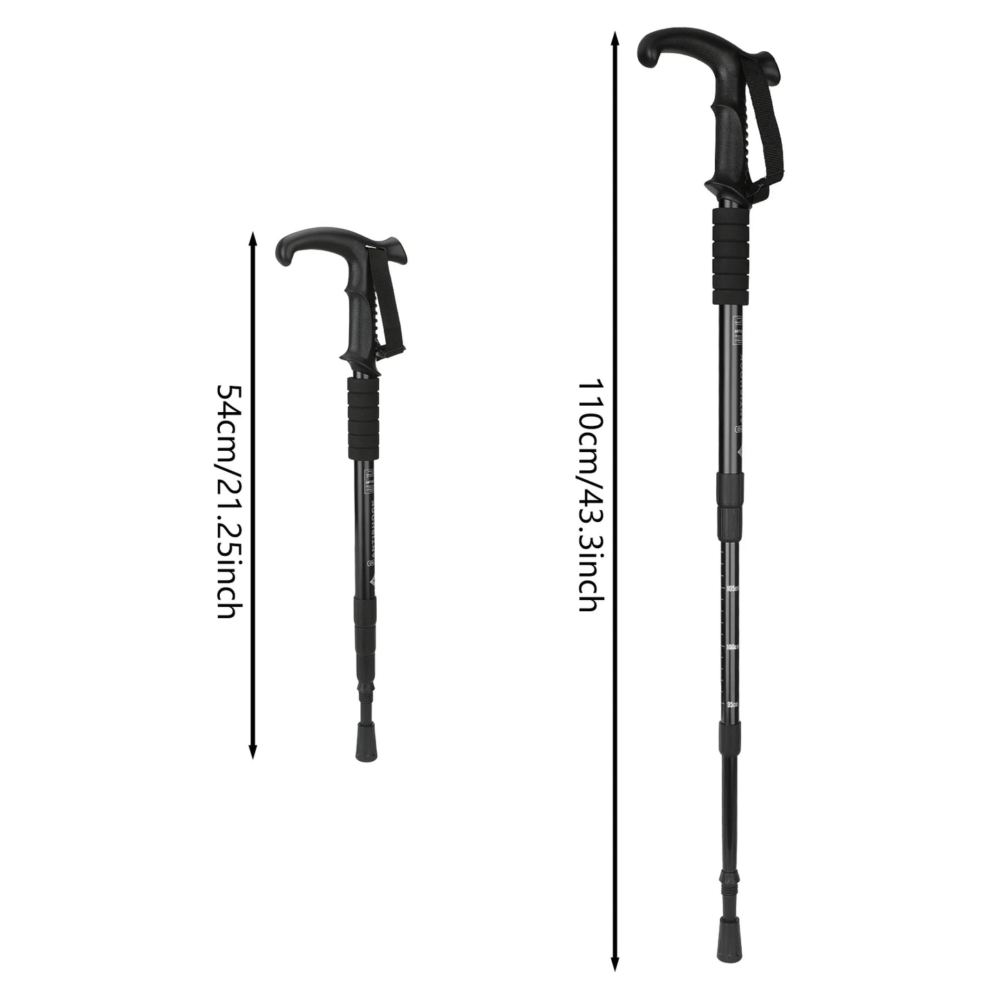 Telescopic Trekking Poles for Steep Climbs