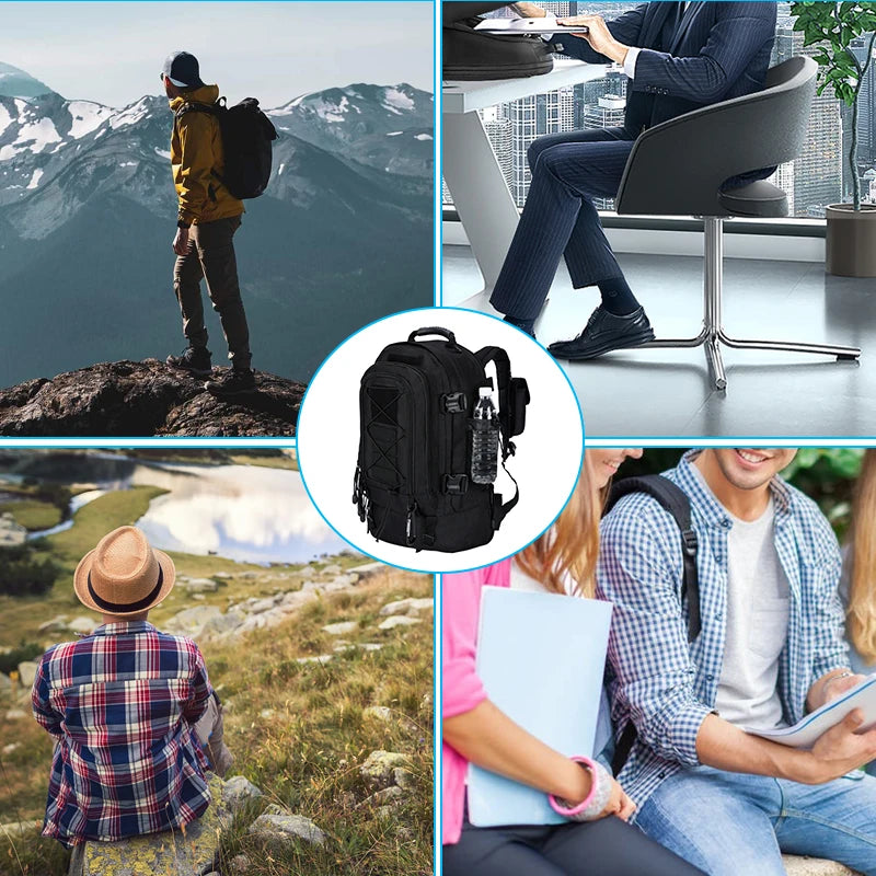 QCN Tactical Large Capacity Backpack For Outdoor Travel And Camping