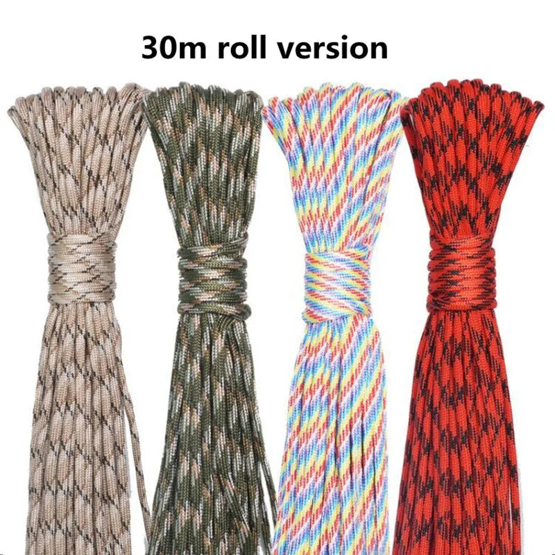 Paracord 550 7-Core 4mm Outdoor Survival Rope Kit
