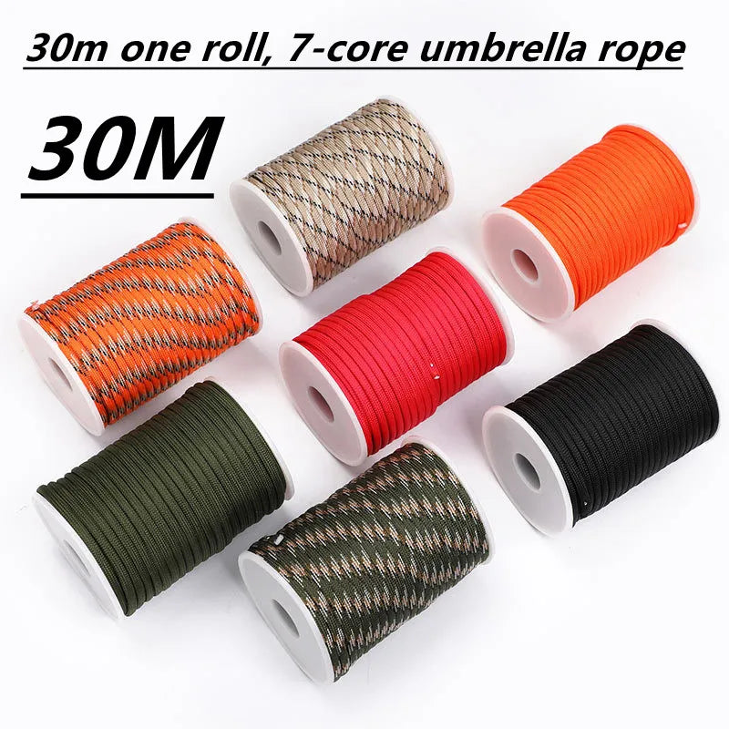 Paracord 550 7-Core 4mm Outdoor Survival Rope Kit