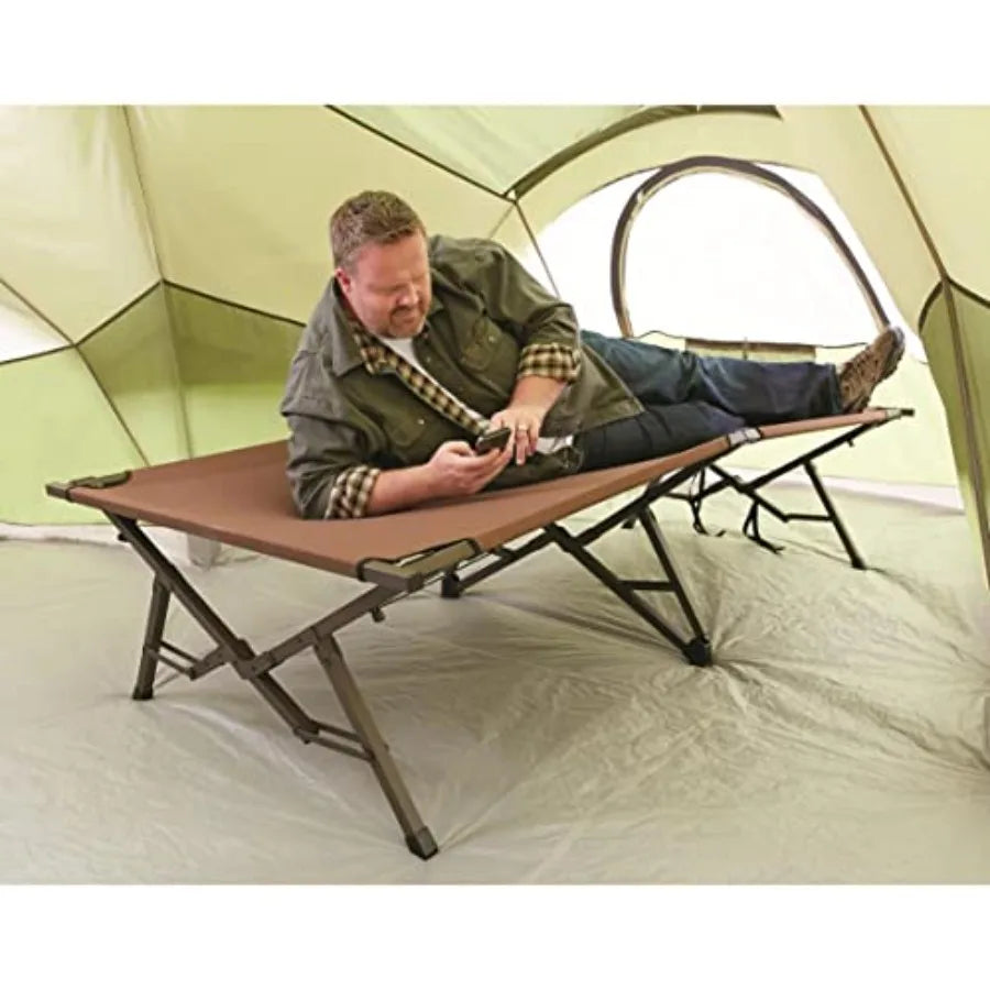 XMSJ Folding Bed for Camping Portable Tent Cot Heavy Duty