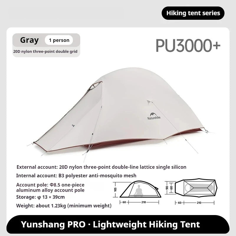 Naturehike Cloud Up Pro Ultralight Trekking Tent With Floor Mat
