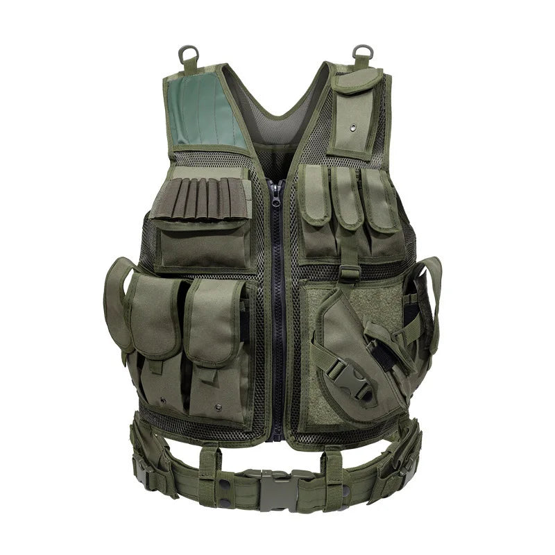 Adjustable MOLLE Tactical Vest for Airsoft and CS Games