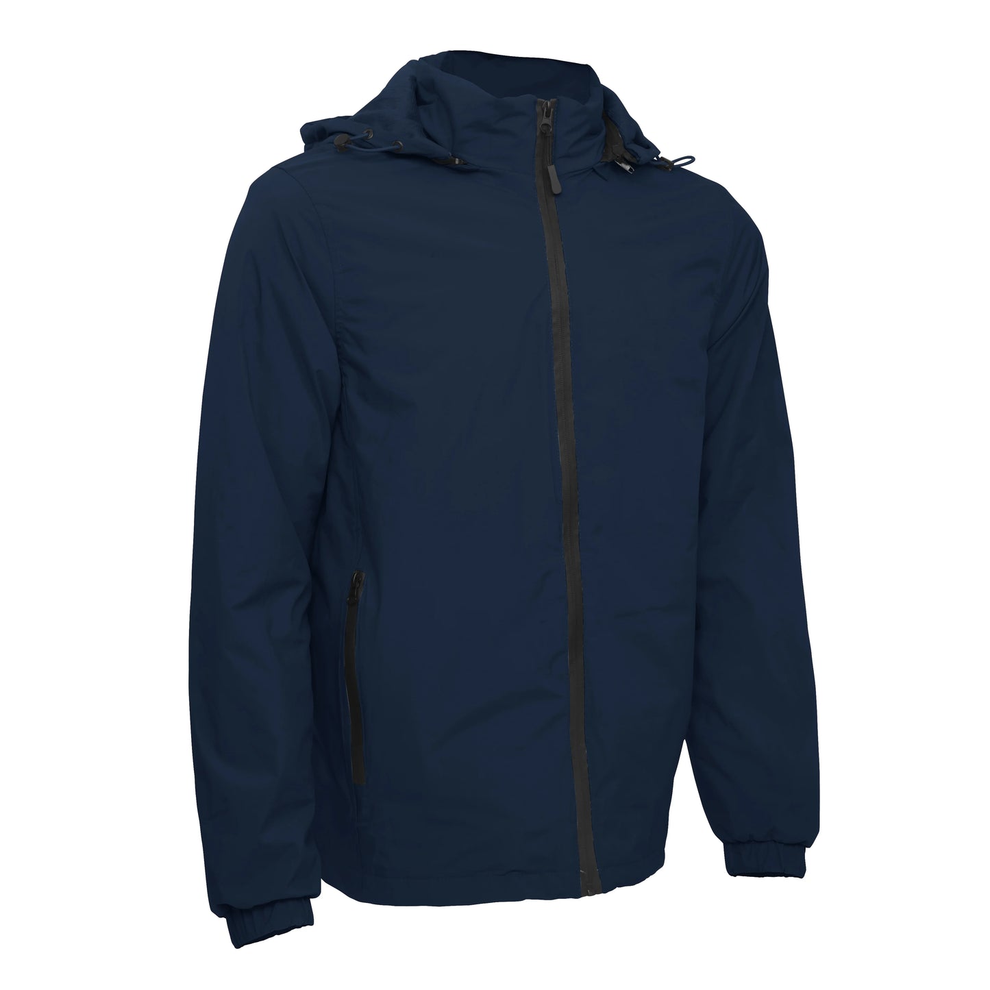 NONECN Men's Casual Hooded Jacket Windbreaker With Zipper Pocket