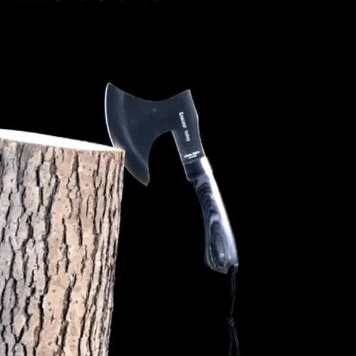 NONEDIY Survival Tomahawk Throwing Axe With Gut Hook