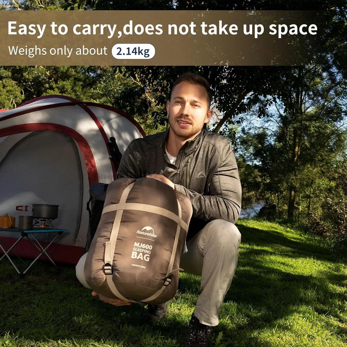 Naturehike MJ300 MJ600 Lightweight Waterproof Mummy Sleeping Bag