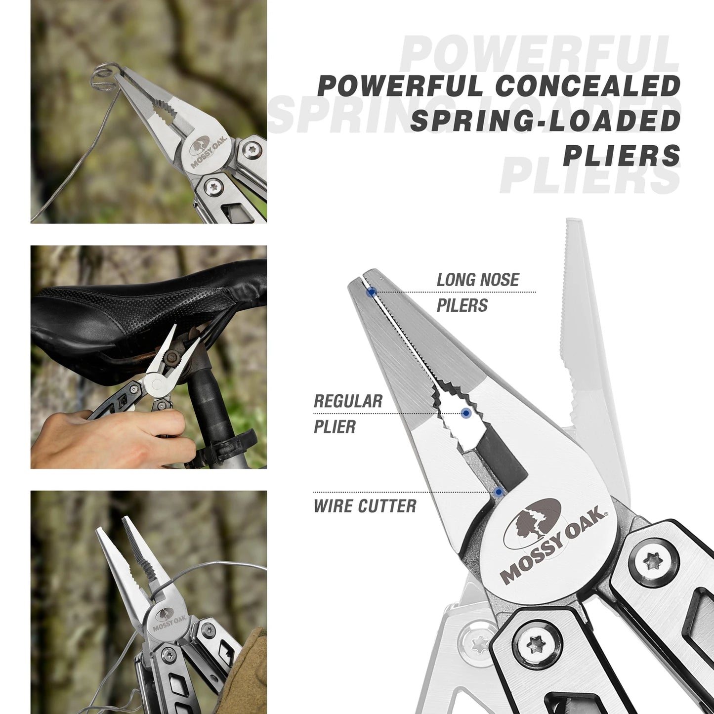 WORKPRO 21 In 1 Multifunction Pliers Stainless Steel Survival Tool