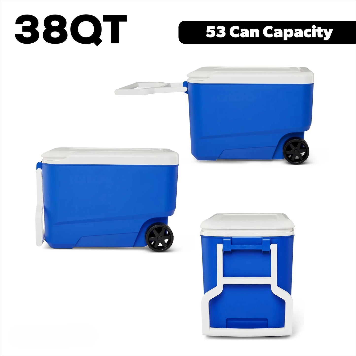 Wheelie Cool Hard Sided Cooler With Wheels