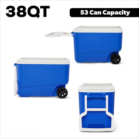 Wheelie Cool Hard Sided Cooler With Wheels