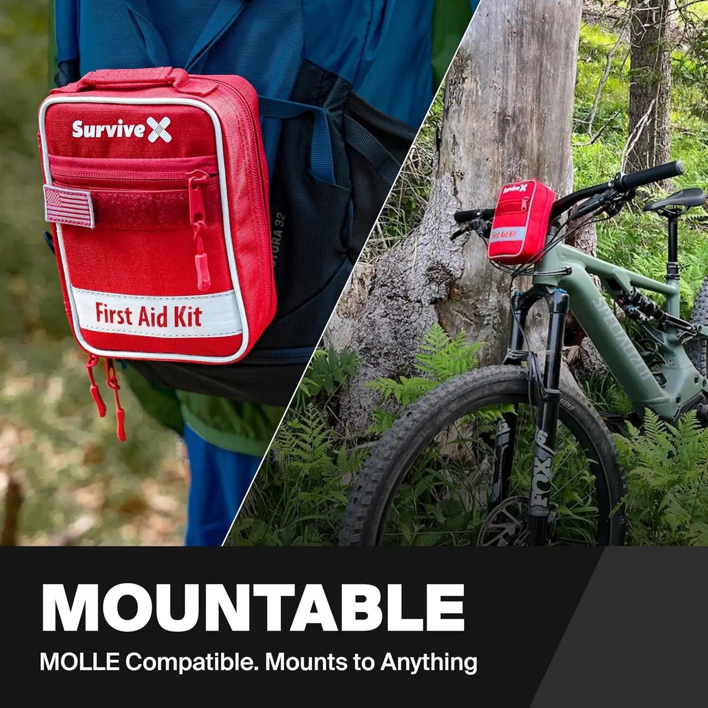 Portable Emergency First Aid Kit for Travel and Outdoor Activities