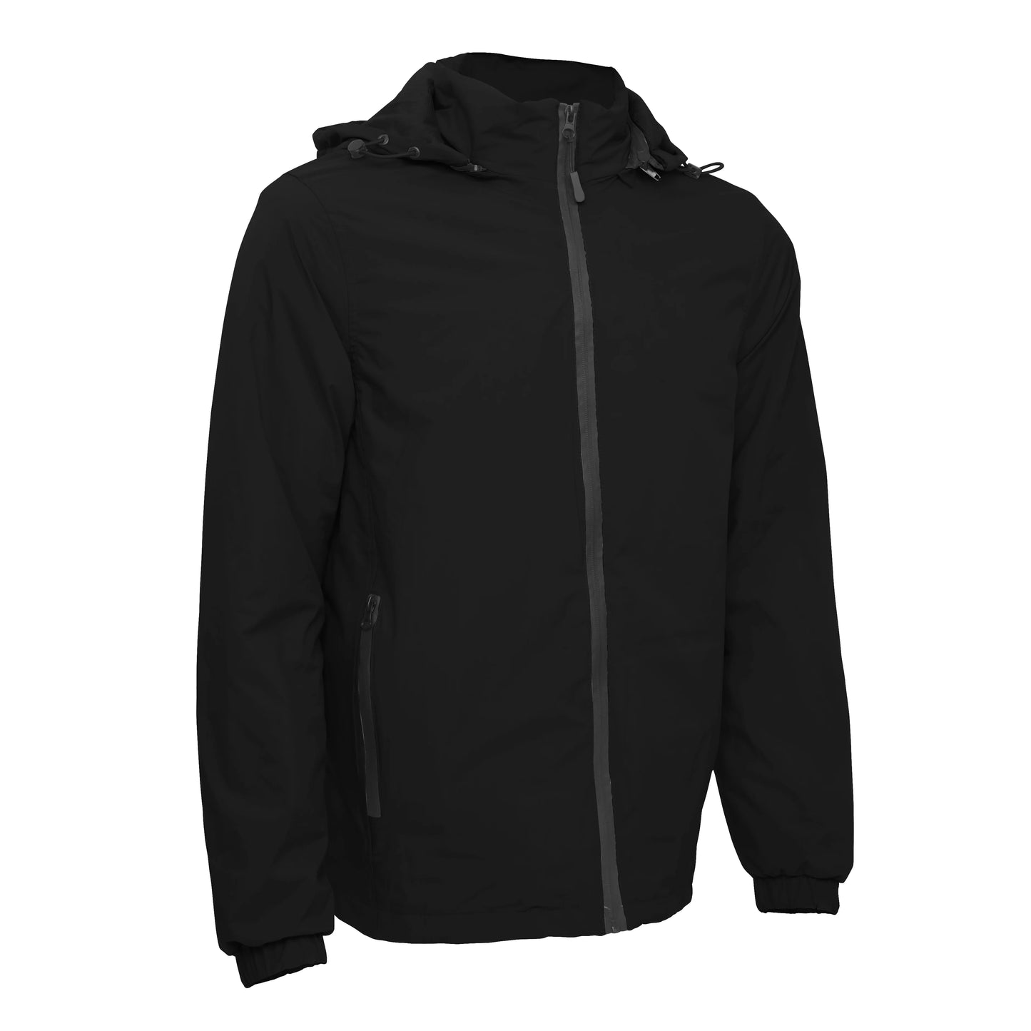 NONECN Men's Casual Hooded Jacket Windbreaker With Zipper Pocket