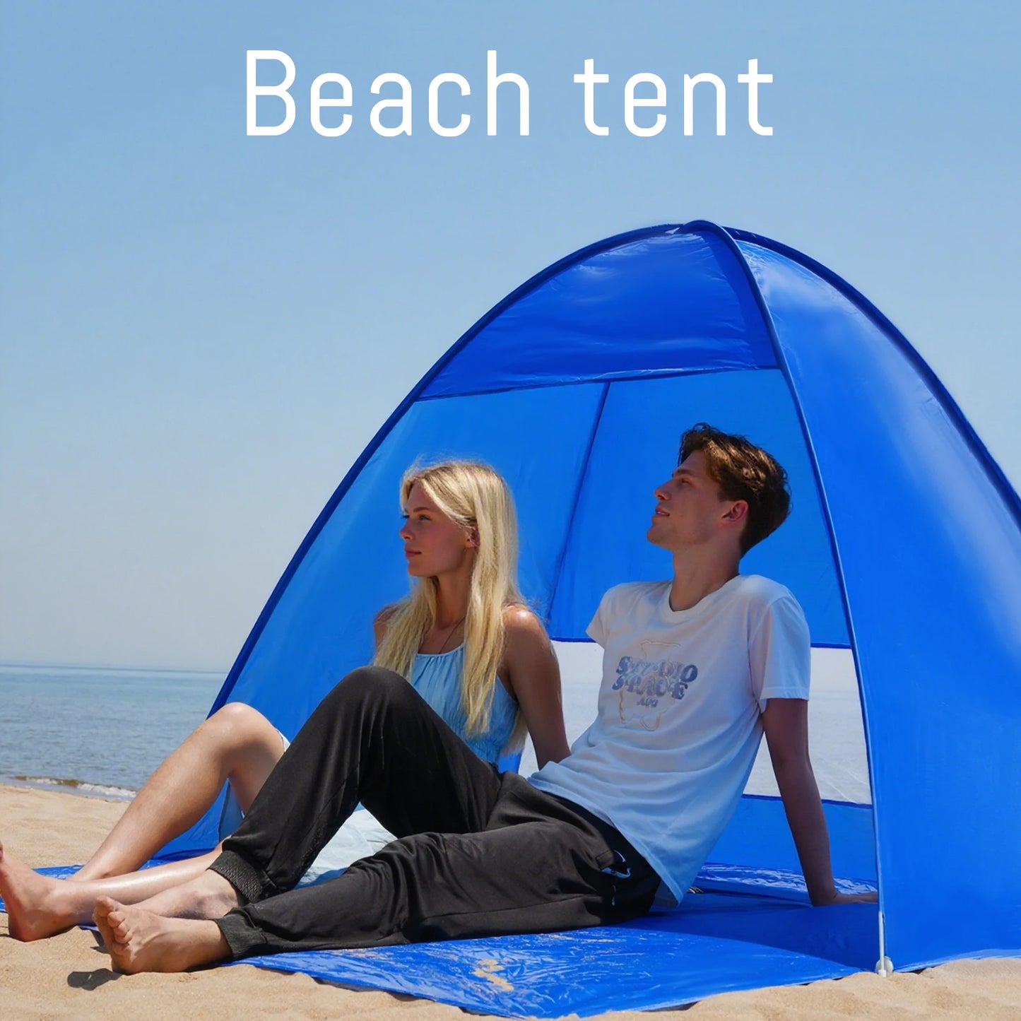 Pakicetus Pop Up Beach Tent With Carry Bag