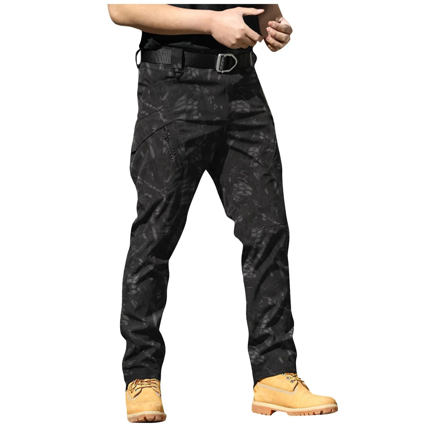 Outdoor Stretch Water Resistant Hiking Trousers Desert Camouflage Tactical Pants