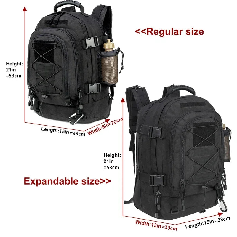 Q Tactical Backpack Unisex Outdoor Water Resistant Laptop Backpack