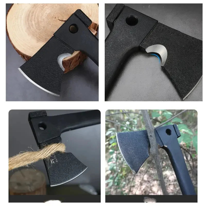 Doom Blade Outdoor Survival Axe With Fire Starter For Camping