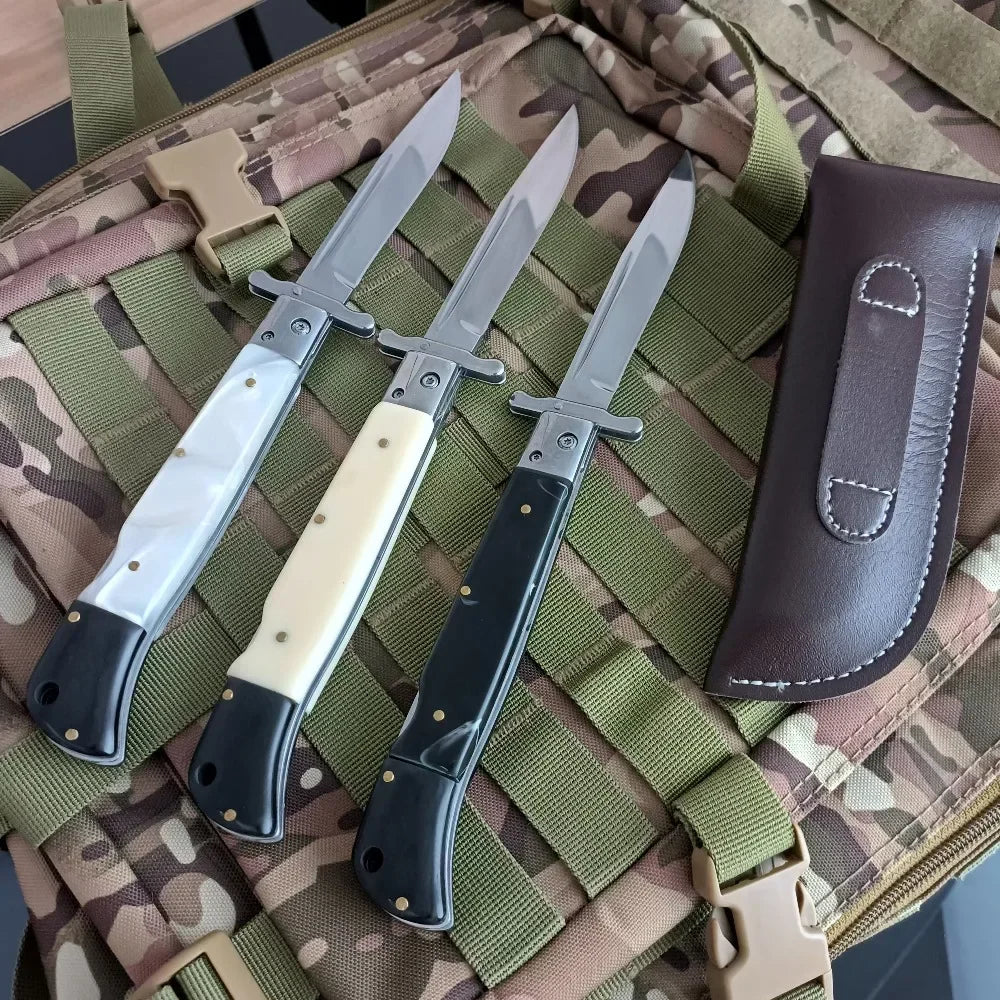 DIY Supplies Folding Outdoor Knife 440C Blade