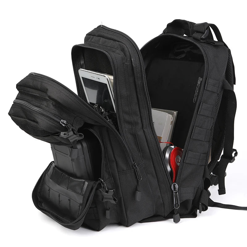 LQARMY Tactical Backpack Molle Assault Rucksack For Outdoor Adventures