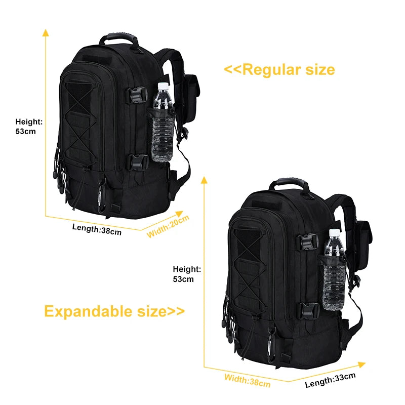QCN Tactical Large Capacity Backpack For Outdoor Travel And Camping