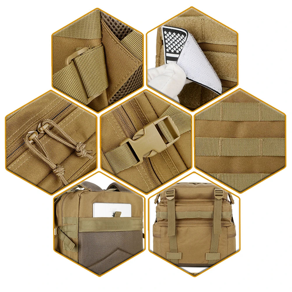 ReFire Gear Tactical Backpacks Molle Pack for Trekking