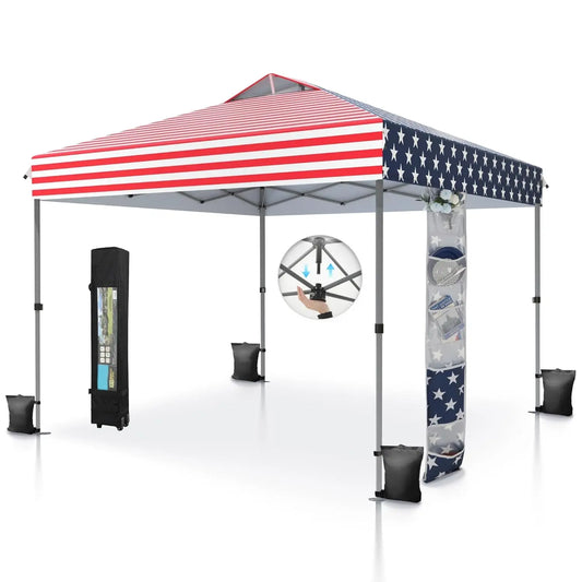 Pop Up Canopy Tent Sun Shelter One Push Setup