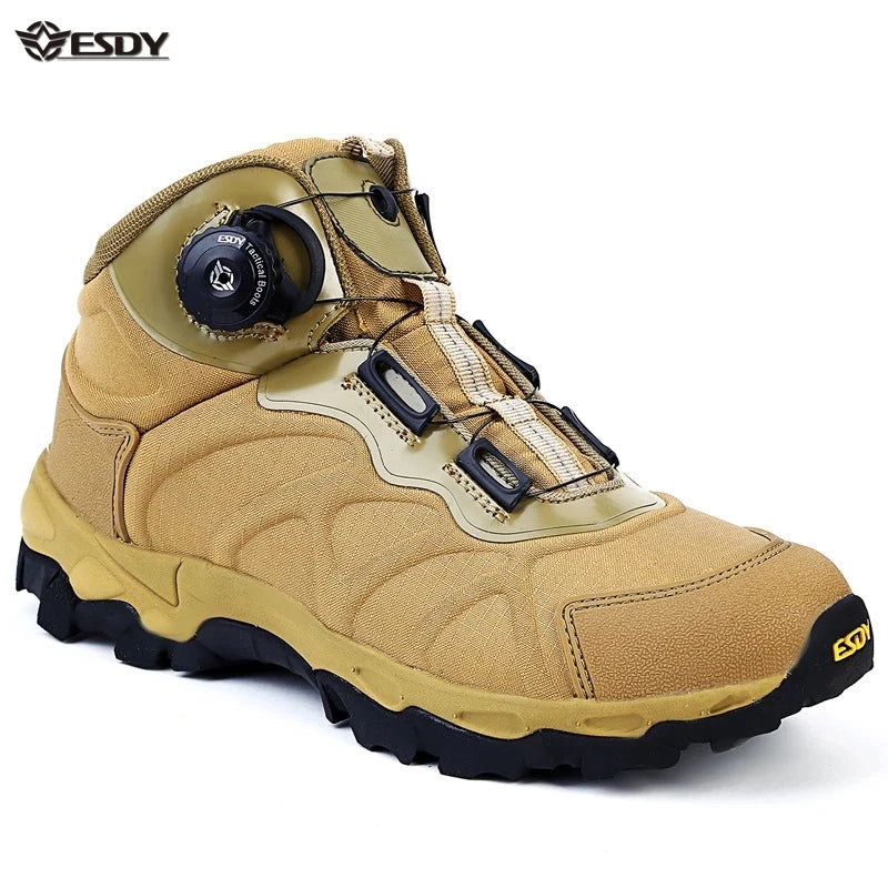KOLINLOVCN Men Outdoor Hiking Boots Waterproof Winter Footwear