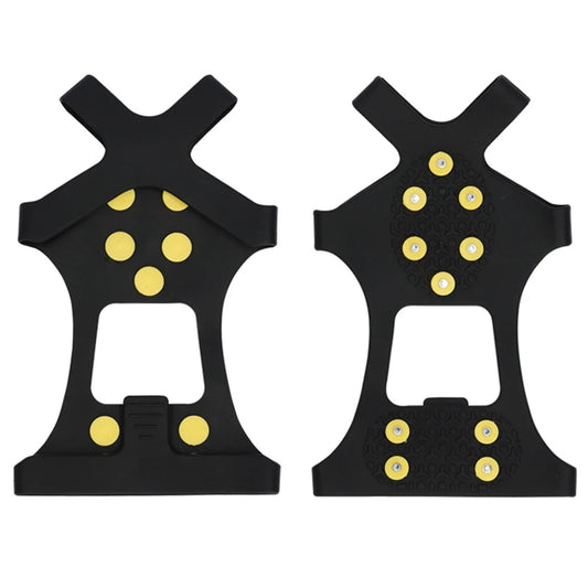 10 Teeth Climbing Crampons Anti Slip Mountaineering Cleats Unisex