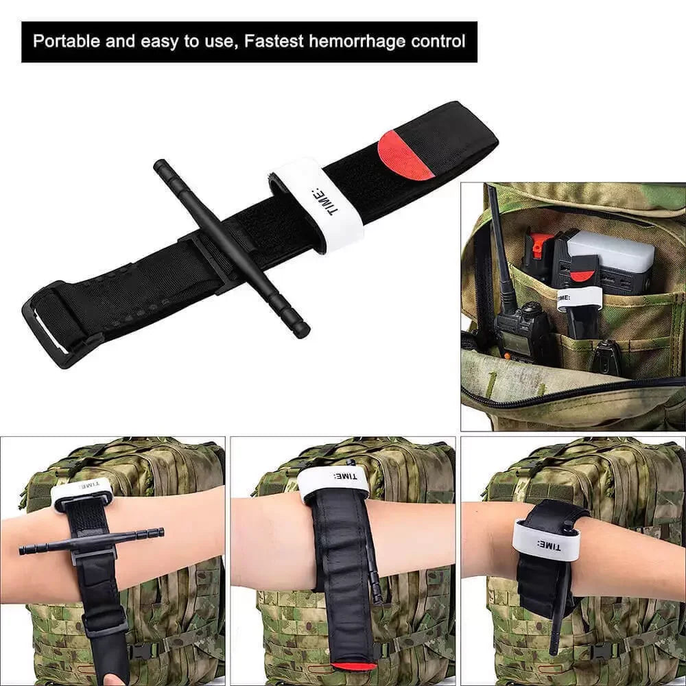 Tourniquet Medical Combat Rapid One Hand Emergency First Aid Gear