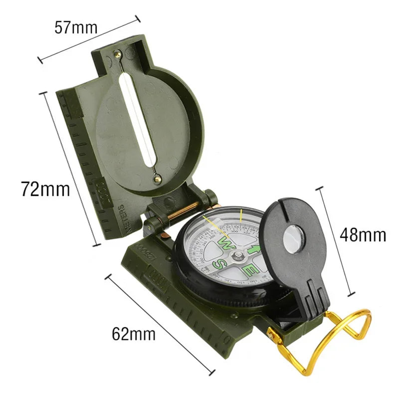 Waterproof High Precision Compass For Outdoor Hiking And Mountaineering