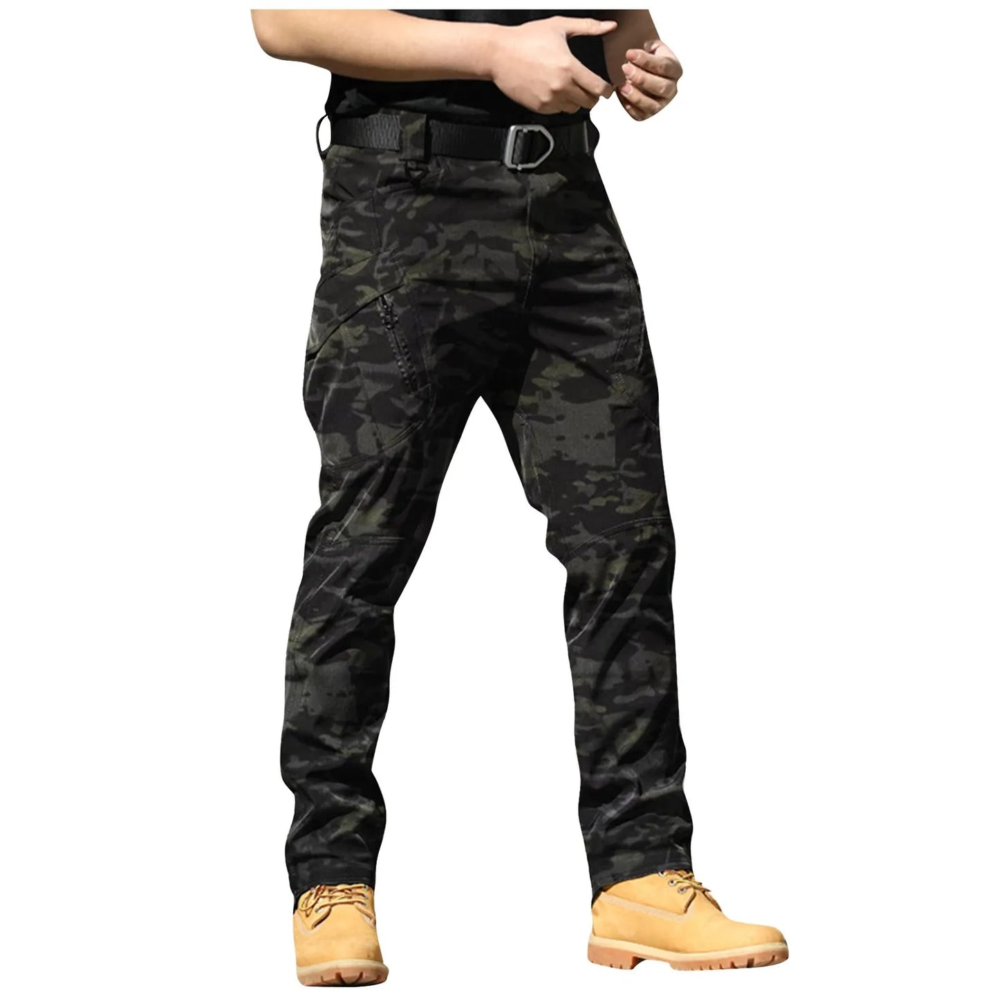 Outdoor Stretch Water Resistant Hiking Trousers Desert Camouflage Tactical Pants