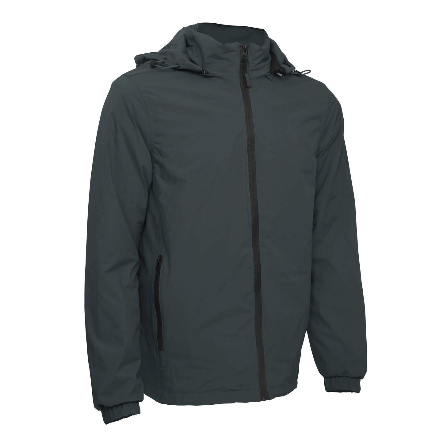 NONECN Men's Casual Hooded Jacket Windbreaker With Zipper Pocket