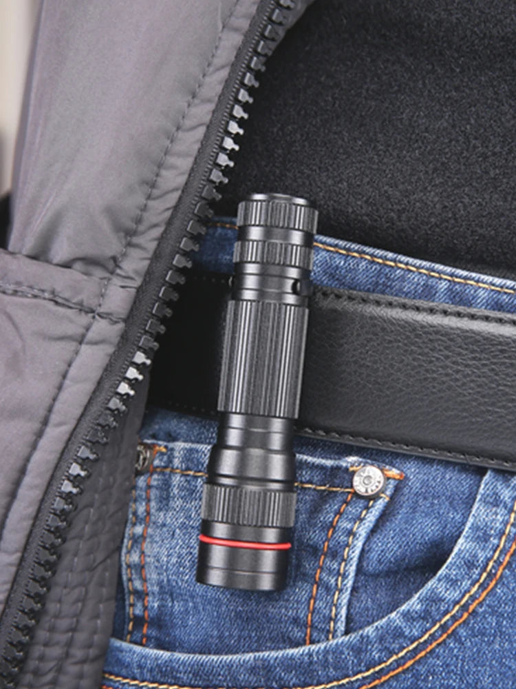 Emergency LED Flashlight Waterproof Portable Camping Light 300LM 600mAh