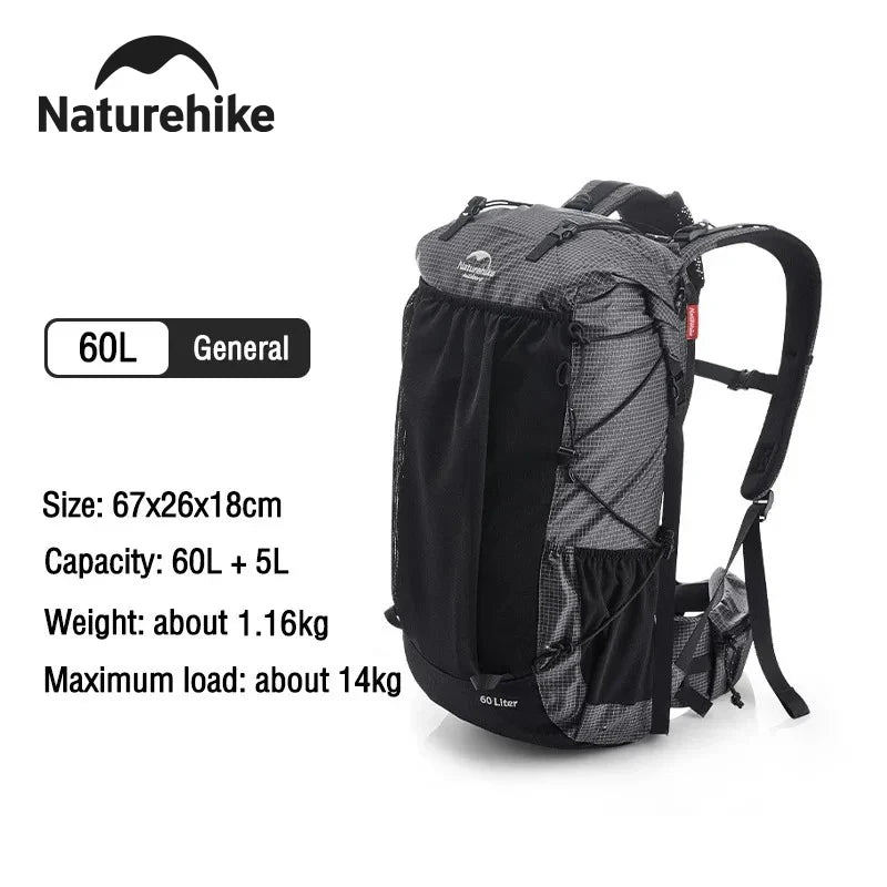 Naturehike Waterproof Mountain Backpack For Hiking And Travel