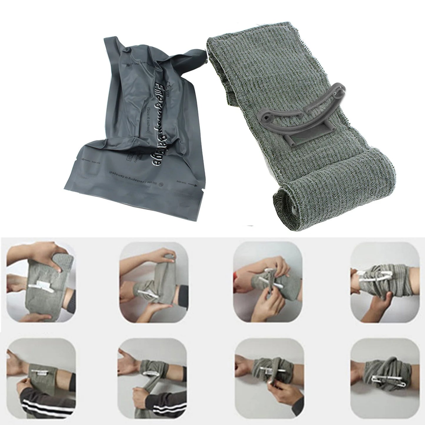 RZAHUAHU First Aid Tourniquet And Hemostatic Bandage For Outdoor Emergency