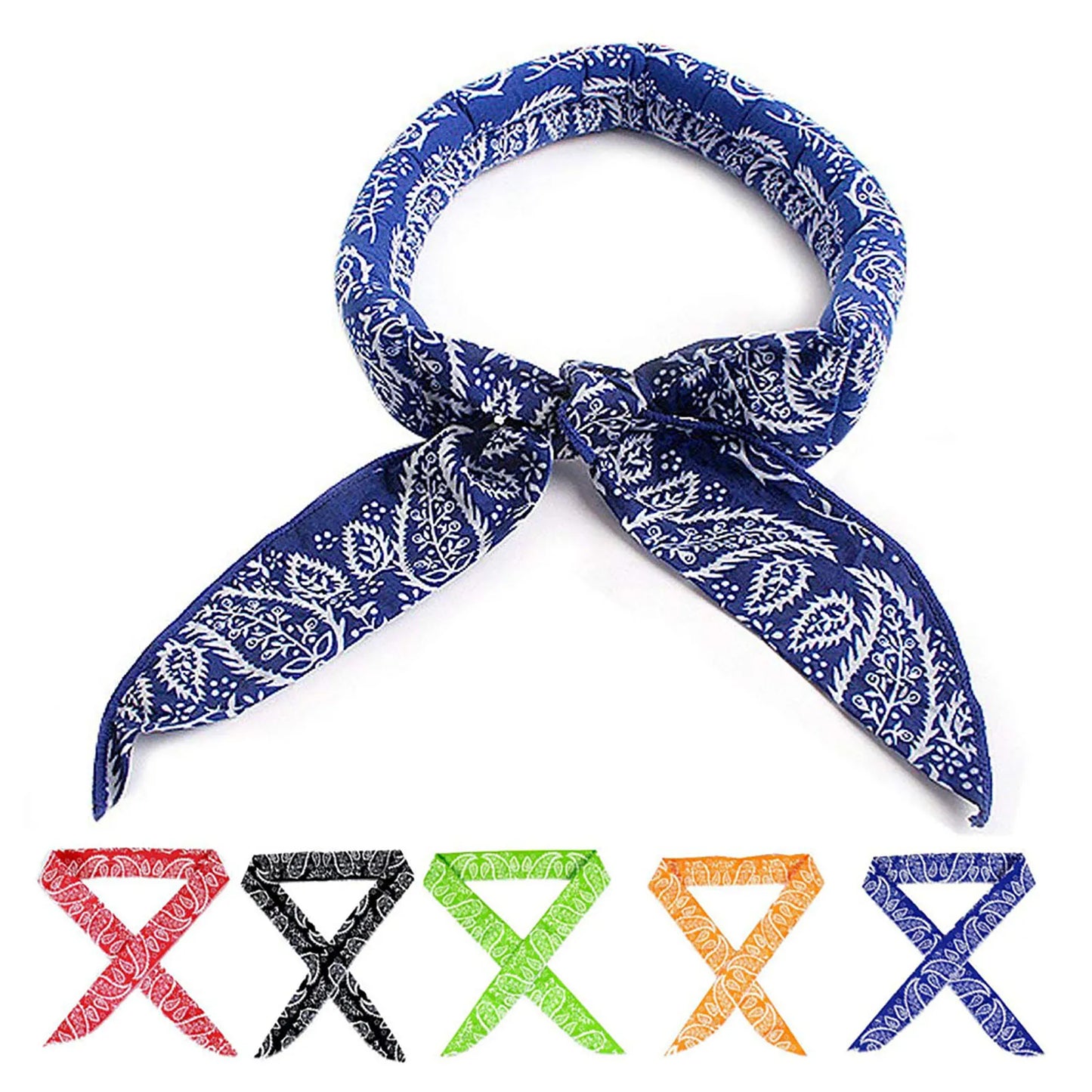 APWIKOGERCraft 5 Piece Cooling Bandana Neck Wraps For Outdoor Sports