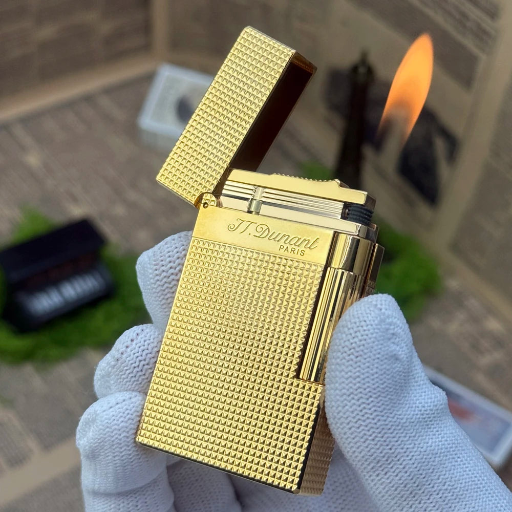 JTDUNANT Classic Butane Lighter Engraved Cigar Accessory